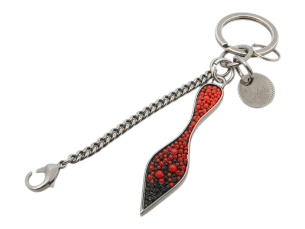 7350 - Christian Louboutin Bag Charm Keyring Red